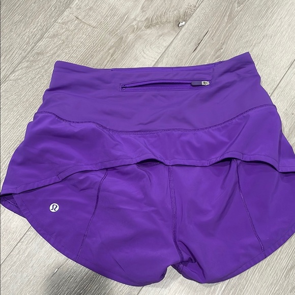 lululemon athletica Vibrant Purple Athletic Shorts - Picture 2 of 4